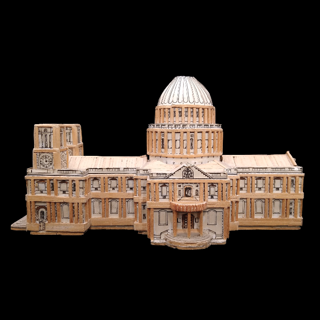 Kag1091 50a マッチ棒模型 セントポール大聖堂 鎌倉アンティークス イギリスのアンティーク家具