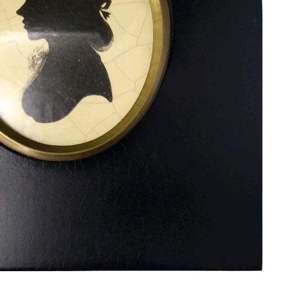 KAG1091-64B：ビクトリアン シルエット画 - 鎌倉アンティークス