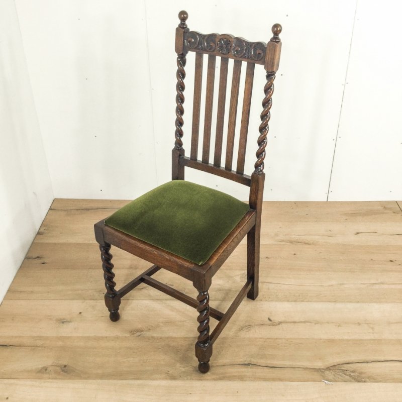 イギリス　アンティーク  ツィスト　チェア　椅子