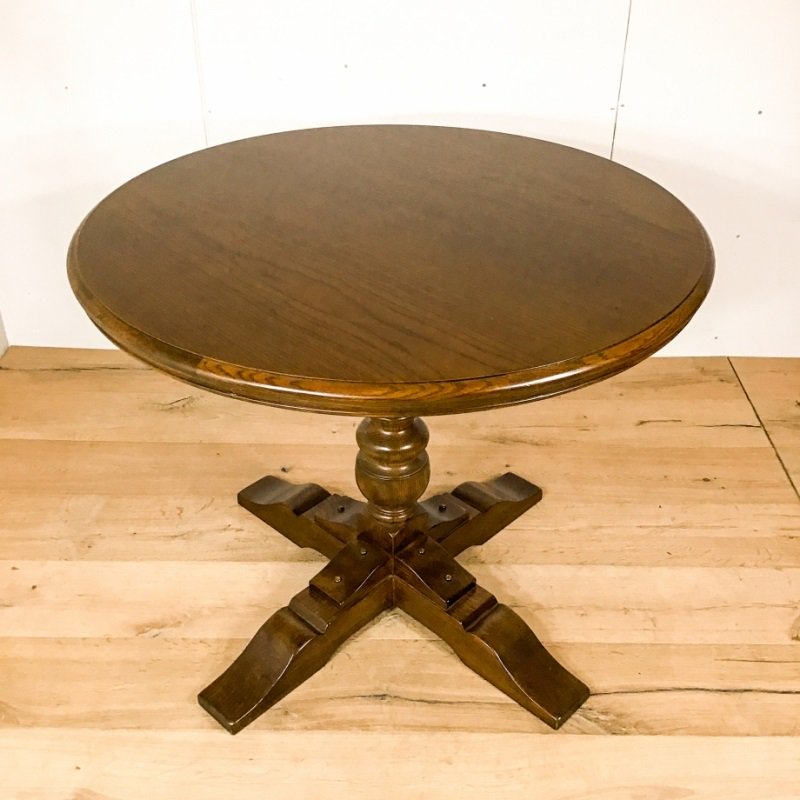 リプロ ラウンドダイニングテーブル Φ90cm（Old Charm） - 鎌倉アンティークス／イギリスのアンティーク家具