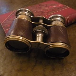 デ*♡様 【アンティーク双眼鏡／ビンテージ望遠鏡 インテリア置物】 Yahoo!オークション -「望遠鏡 アンティーク」の落札相場・落札価格