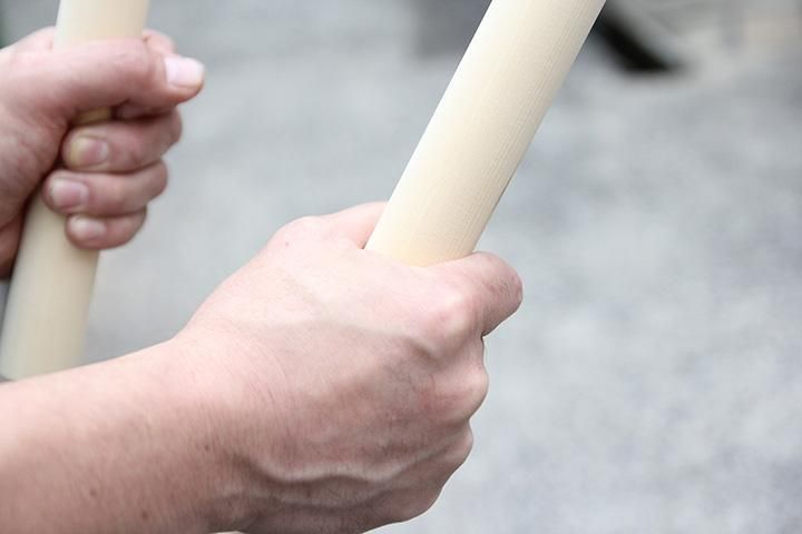 太鼓バチ φ28～30mmヒノキ （2本セット）の通販｜蕎麦打ち