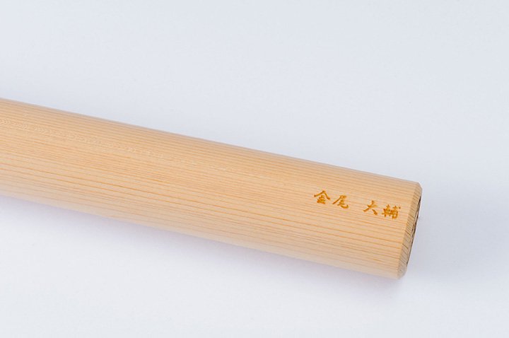 そば打ち道具 麺棒 φ28〜30mm/ヒノキ （名入れ付）