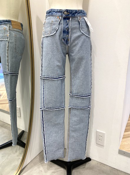 <img class='new_mark_img1' src='https://img.shop-pro.jp/img/new/icons47.gif' style='border:none;display:inline;margin:0px;padding:0px;width:auto;' />MM6 MAISON MARGIELA Inside out denim