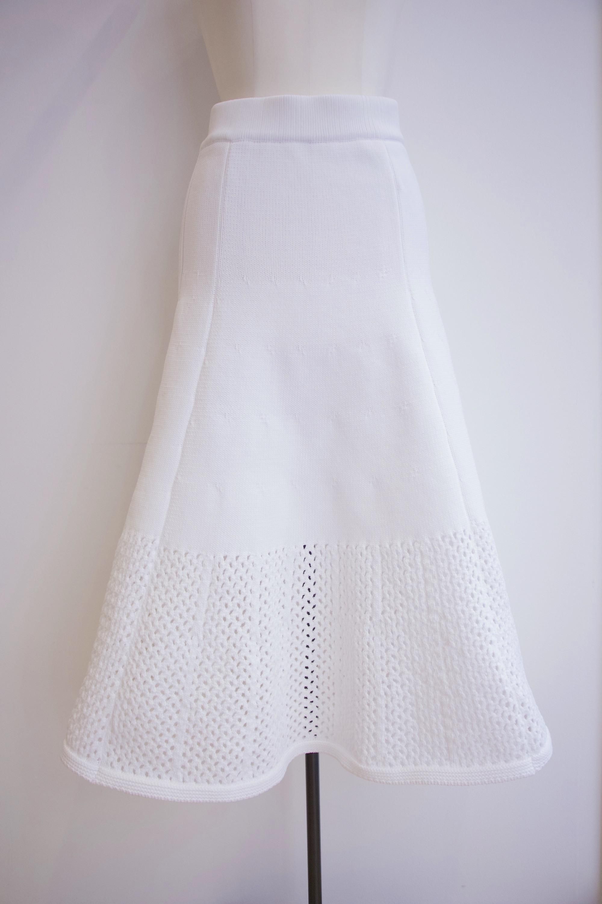 f's6 original Mesh skirt ホワイト