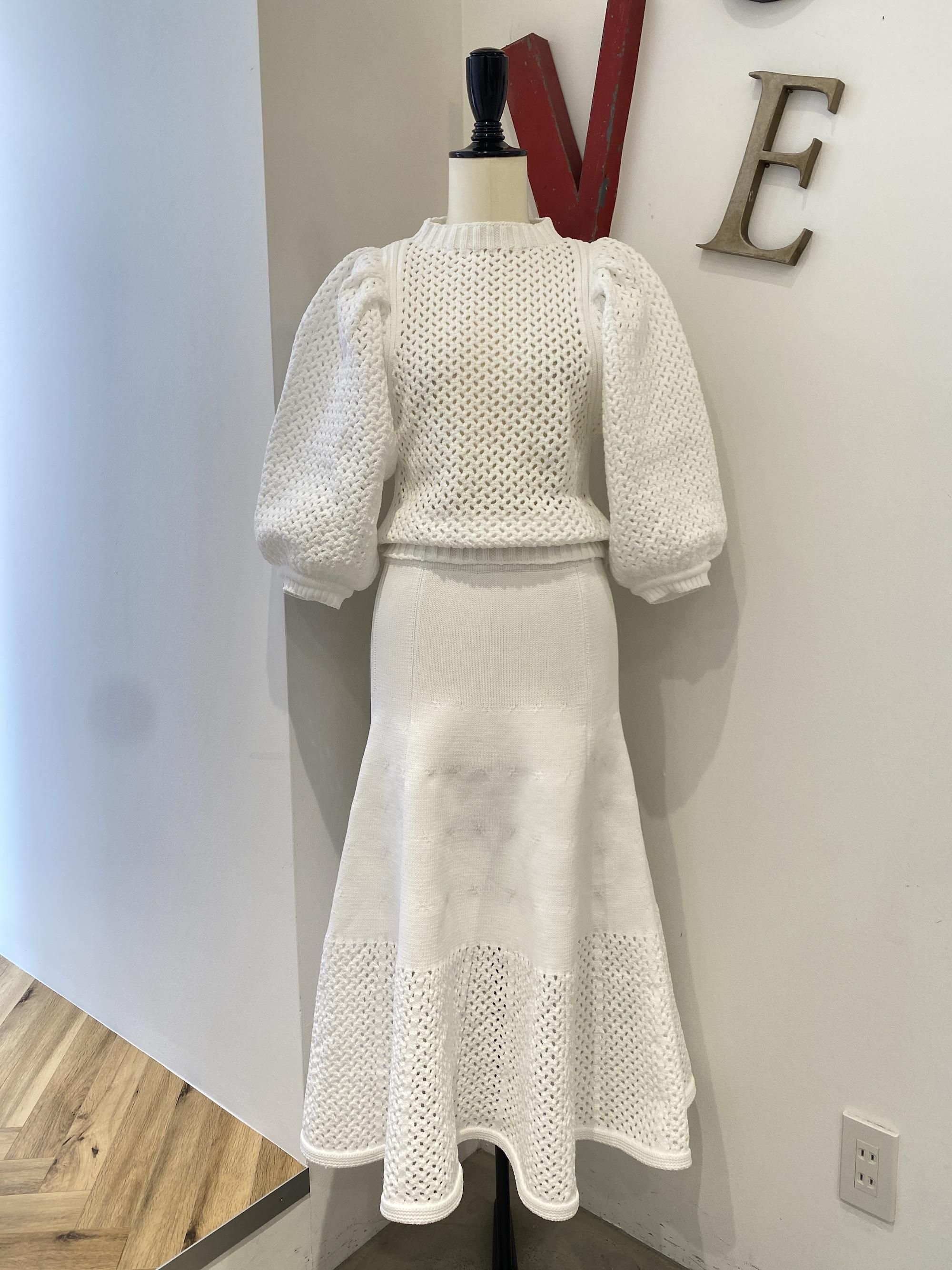 f's6 original Mesh skirt ホワイト f's6 original Mesh skirt ホワイト