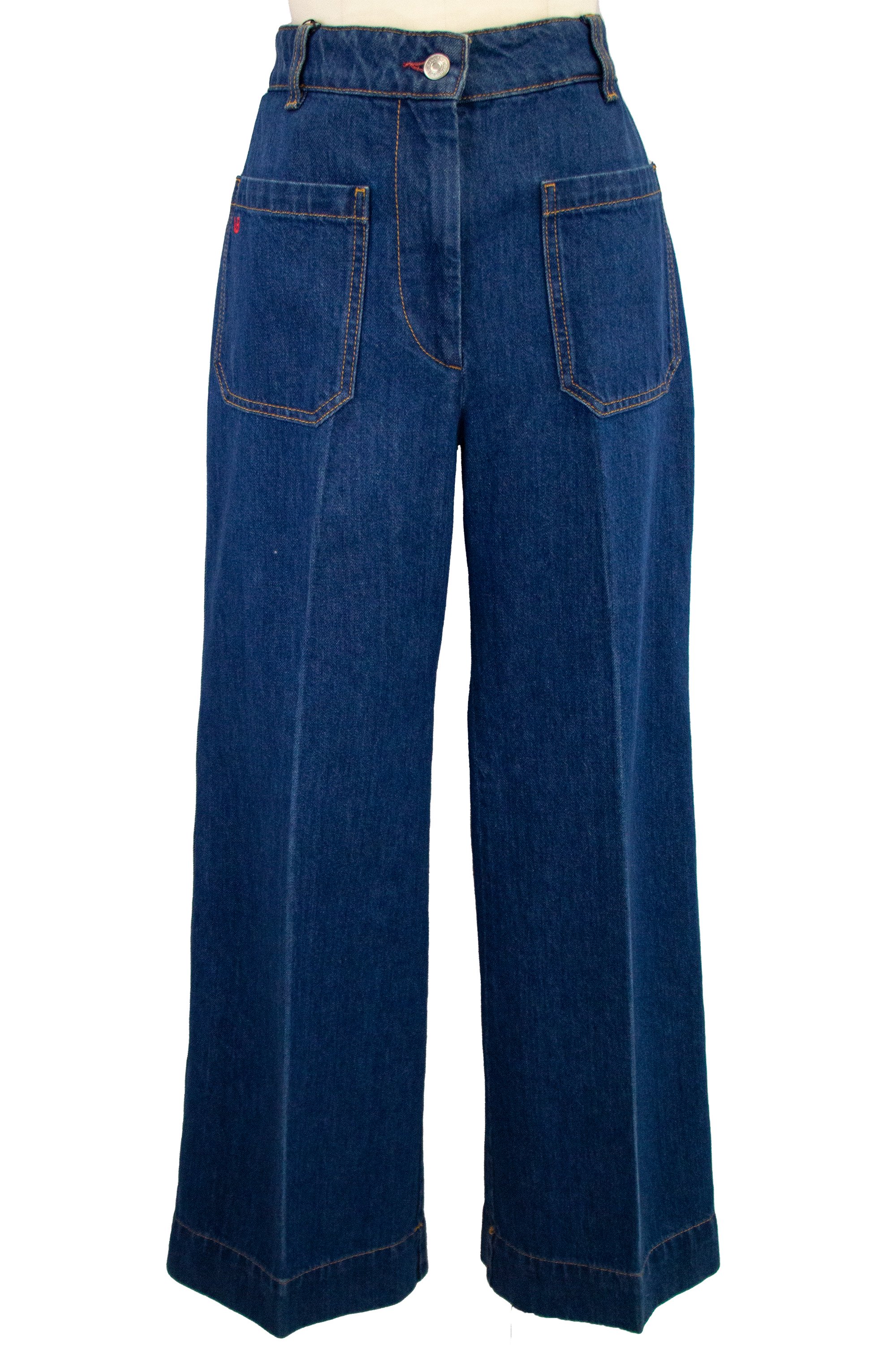 <img class='new_mark_img1' src='https://img.shop-pro.jp/img/new/icons8.gif' style='border:none;display:inline;margin:0px;padding:0px;width:auto;' />VICTORIA BECKHAM Wide denim pants