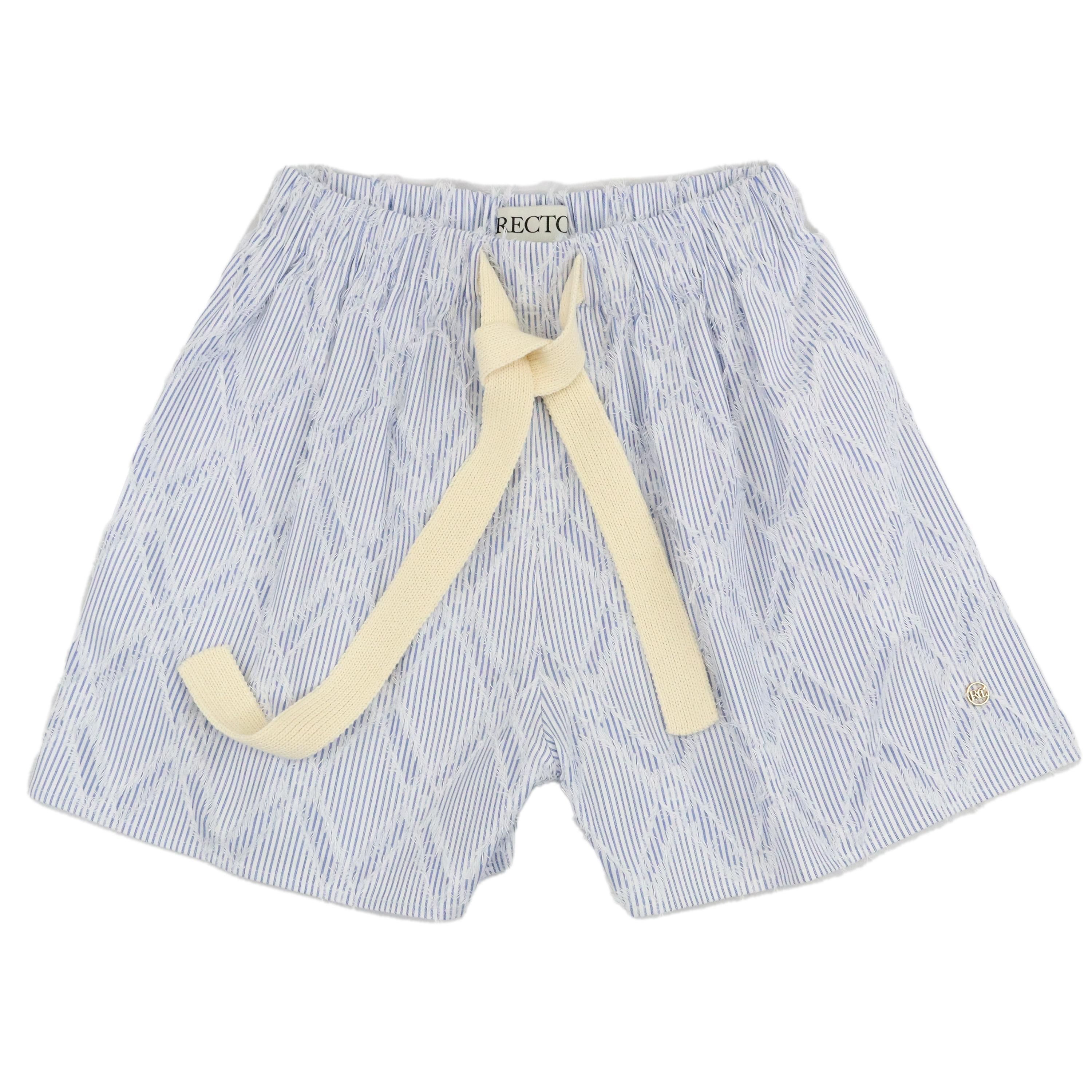 <img class='new_mark_img1' src='https://img.shop-pro.jp/img/new/icons6.gif' style='border:none;display:inline;margin:0px;padding:0px;width:auto;' />RECTO Bohemian tassel stripe shorts (BLUE)