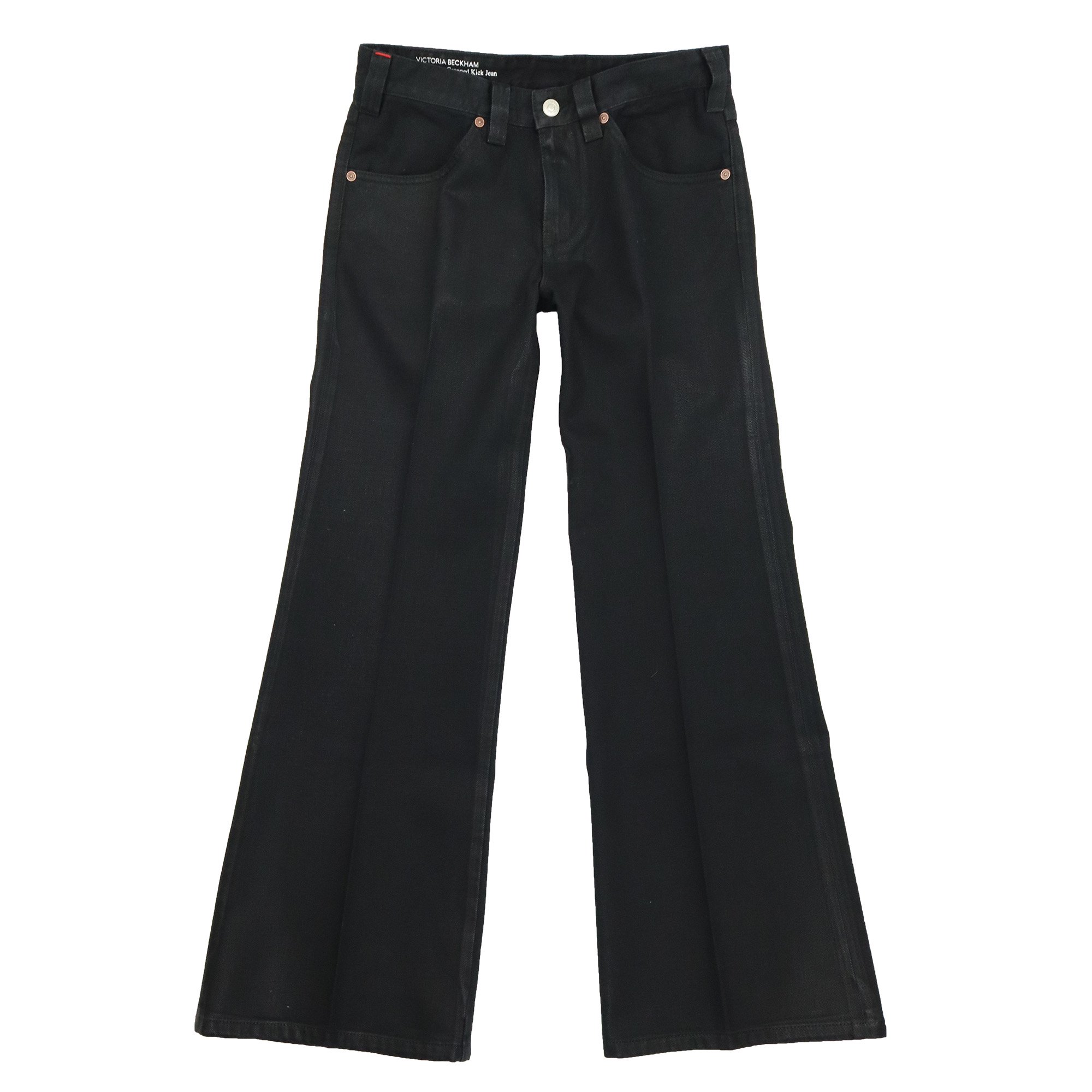 <img class='new_mark_img1' src='https://img.shop-pro.jp/img/new/icons21.gif' style='border:none;display:inline;margin:0px;padding:0px;width:auto;' />30%OFFVICTORIA BECKHAM Flare denim pants BLACK