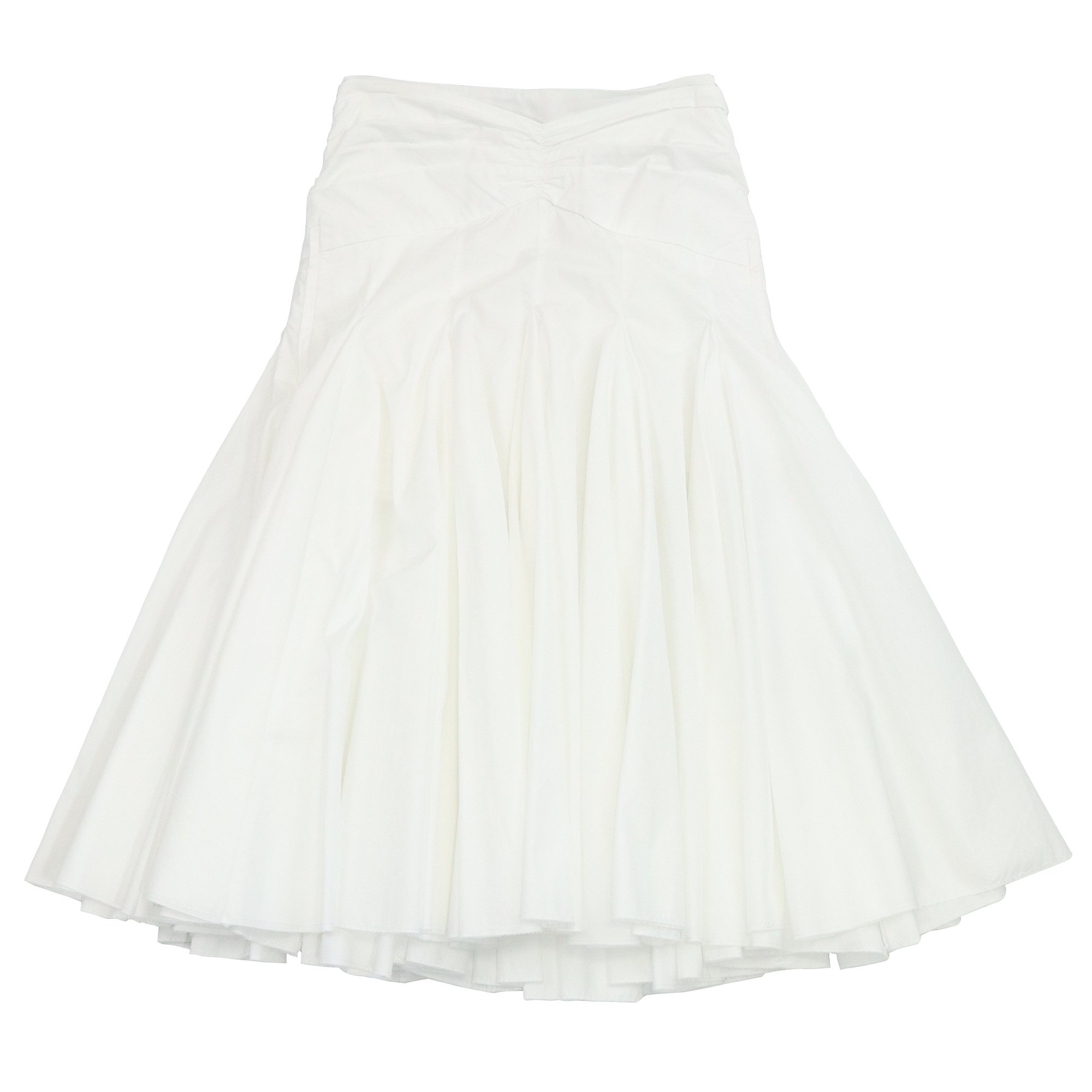 <img class='new_mark_img1' src='https://img.shop-pro.jp/img/new/icons6.gif' style='border:none;display:inline;margin:0px;padding:0px;width:auto;' />N°21 Cotton skirt 【WHITE】