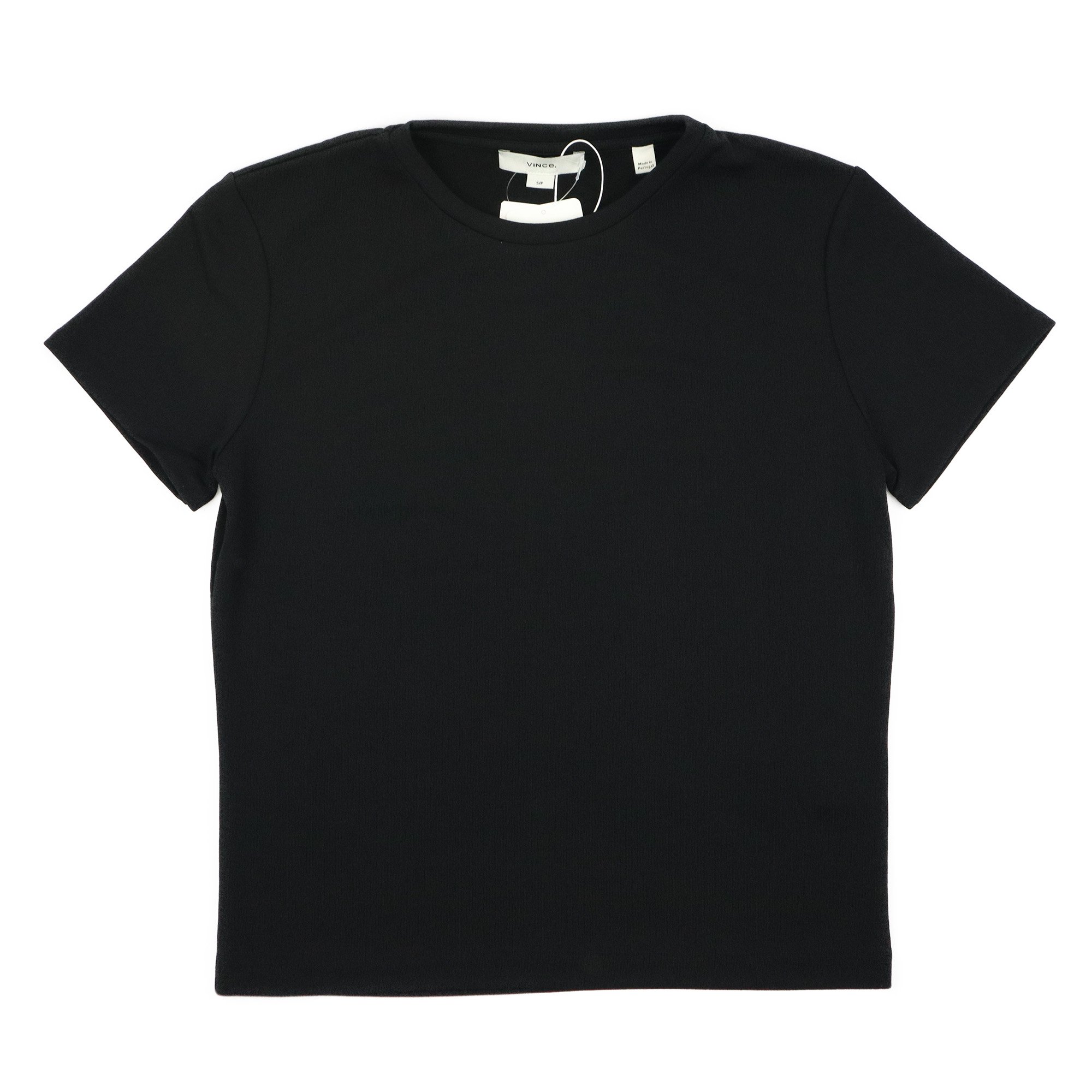 <img class='new_mark_img1' src='https://img.shop-pro.jp/img/new/icons47.gif' style='border:none;display:inline;margin:0px;padding:0px;width:auto;' />VINCE S/S KNIT TOPS BLACK