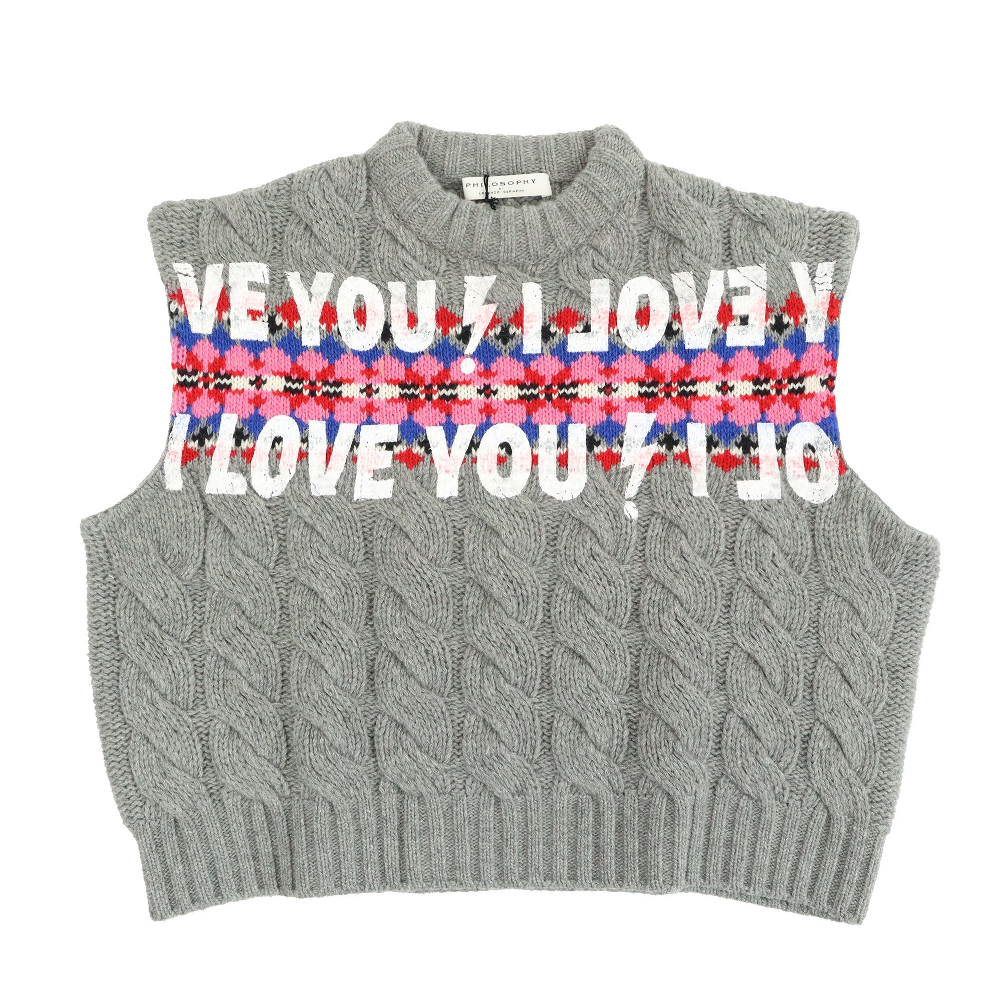 <img class='new_mark_img1' src='https://img.shop-pro.jp/img/new/icons47.gif' style='border:none;display:inline;margin:0px;padding:0px;width:auto;' />PHILOSOPHY KNIT VEST