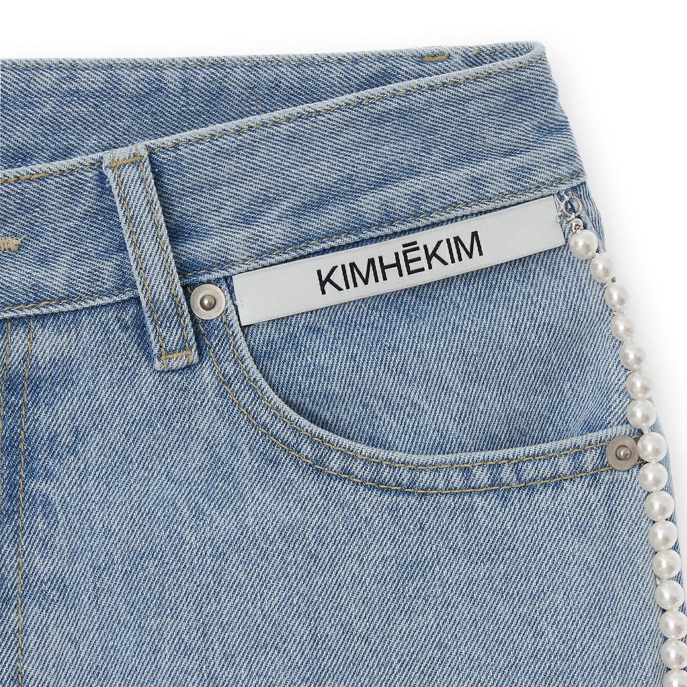 KIMHEKIM PEARL DENIM PANTS - fs6shop