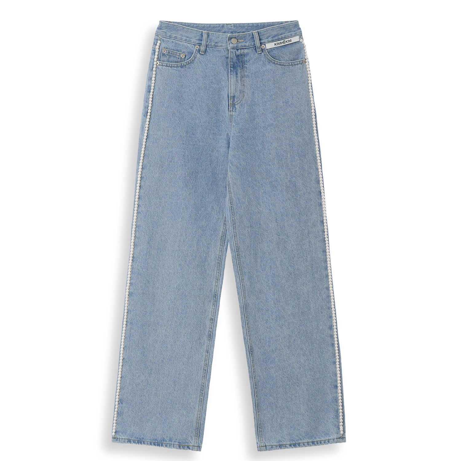 <img class='new_mark_img1' src='https://img.shop-pro.jp/img/new/icons47.gif' style='border:none;display:inline;margin:0px;padding:0px;width:auto;' />KIMHEKIM PEARL DENIM PANTS