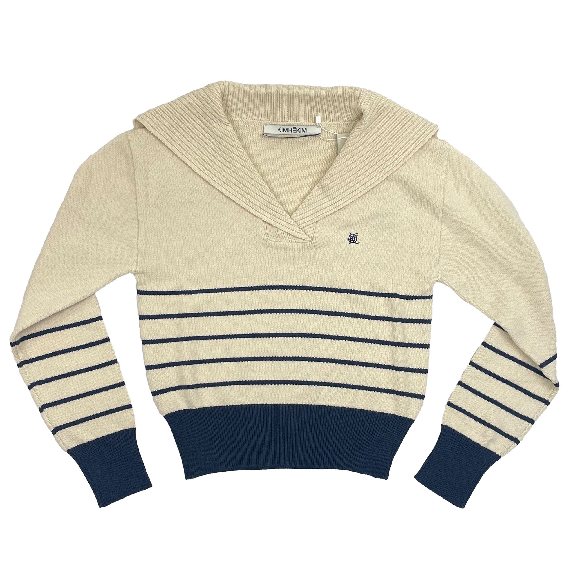<img class='new_mark_img1' src='https://img.shop-pro.jp/img/new/icons7.gif' style='border:none;display:inline;margin:0px;padding:0px;width:auto;' />KIMHEKIM SAILOR COLLOR SWEATER