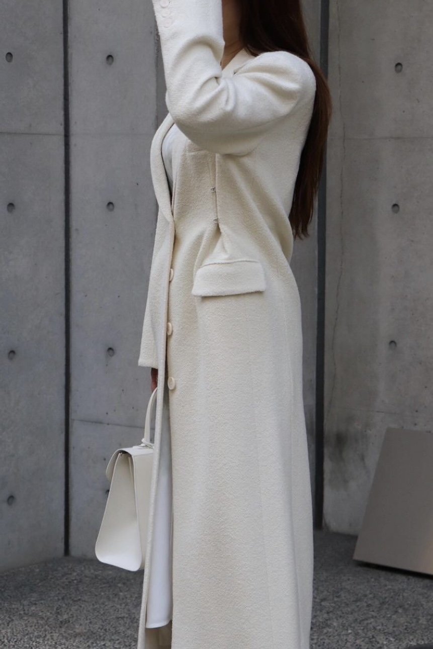 ISABELLE BLANCHE LONG COAT - fs6shop