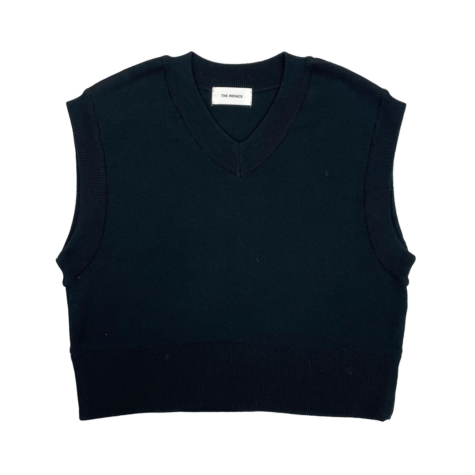 THE RERACS V-NECK KNIT VEST - fs6shop