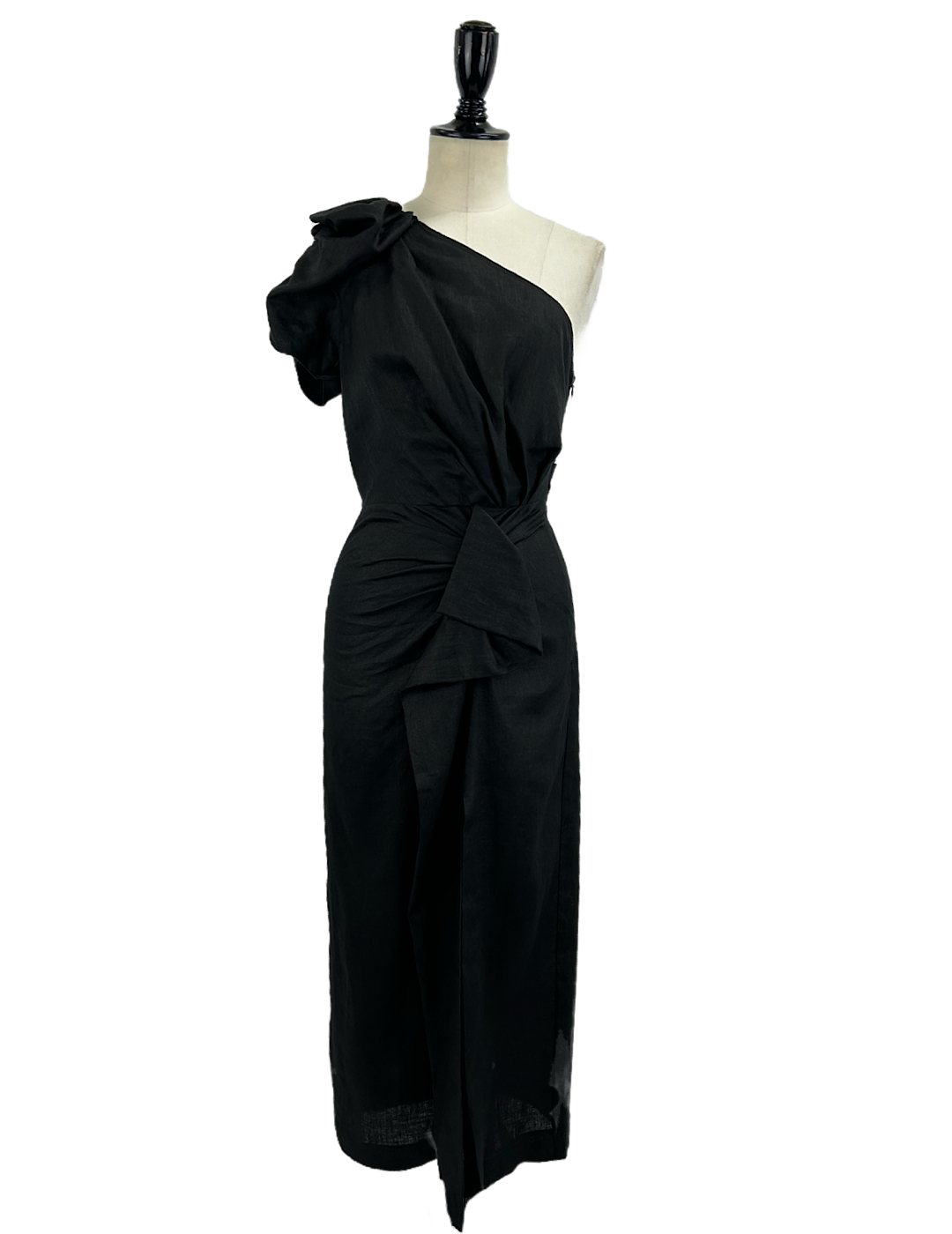 <img class='new_mark_img1' src='https://img.shop-pro.jp/img/new/icons6.gif' style='border:none;display:inline;margin:0px;padding:0px;width:auto;' />MEIMEIJ / ONE SHOULDER BLACK DRESS