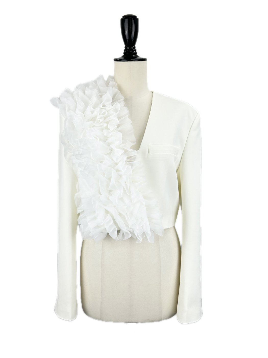 30%offISABELLE BLANCHE / TULLE FRILL JACKET