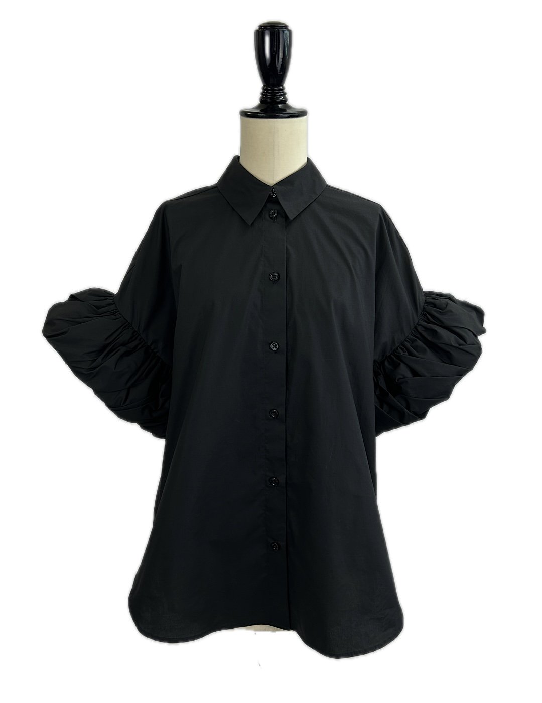 <img class='new_mark_img1' src='https://img.shop-pro.jp/img/new/icons47.gif' style='border:none;display:inline;margin:0px;padding:0px;width:auto;' />MEIMEIJ / POINT SLEEVE BLOUSE