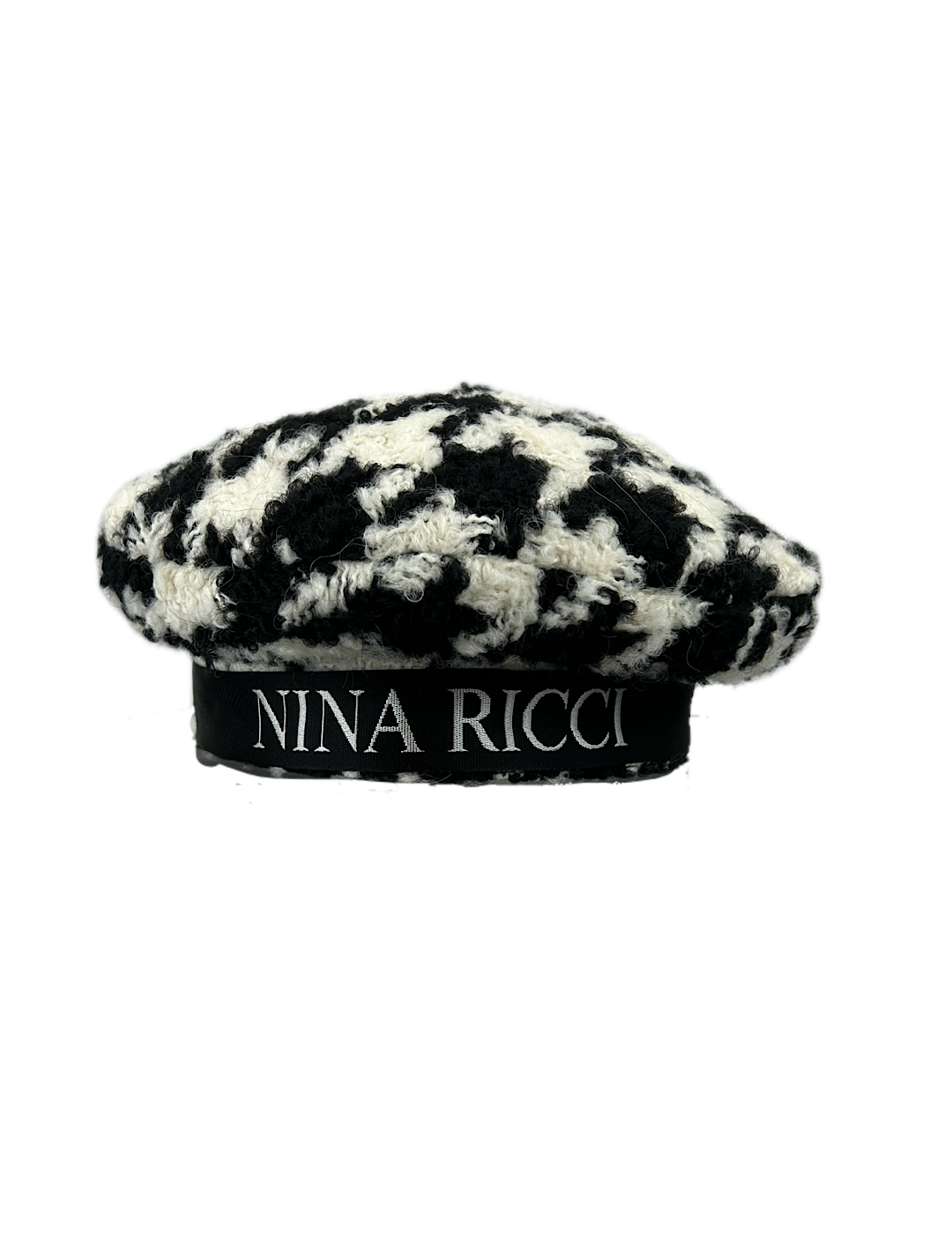 <img class='new_mark_img1' src='https://img.shop-pro.jp/img/new/icons47.gif' style='border:none;display:inline;margin:0px;padding:0px;width:auto;' />NINARICCI / HOUNDSTOOTH PATTERN BERET