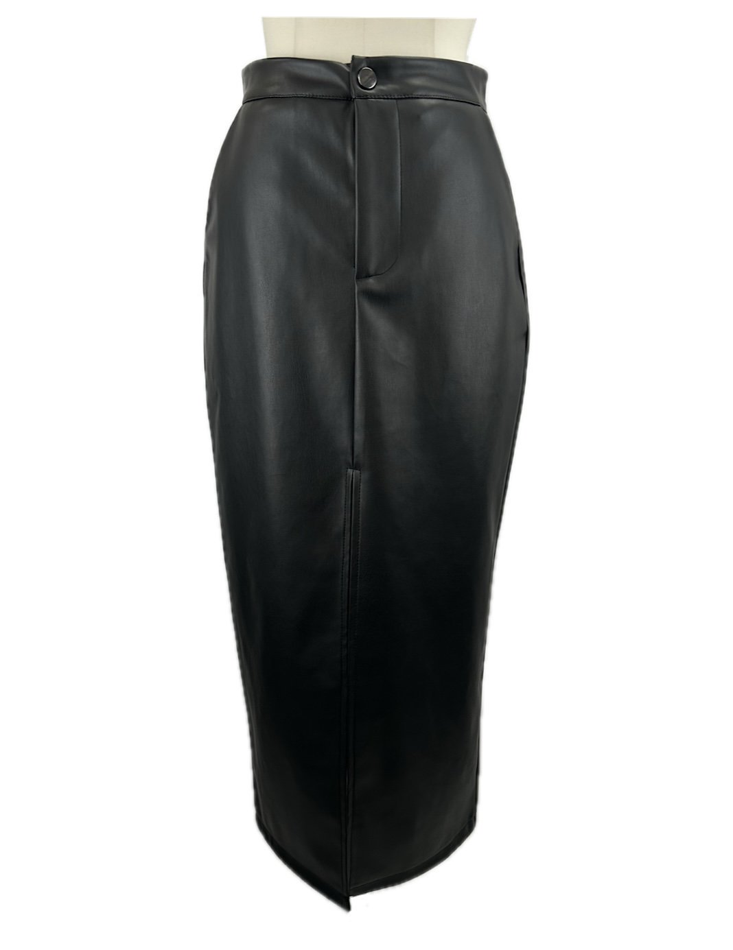 <img class='new_mark_img1' src='https://img.shop-pro.jp/img/new/icons6.gif' style='border:none;display:inline;margin:0px;padding:0px;width:auto;' />RINASCIMENTO / ECO LEATHER SLIT SKIRT