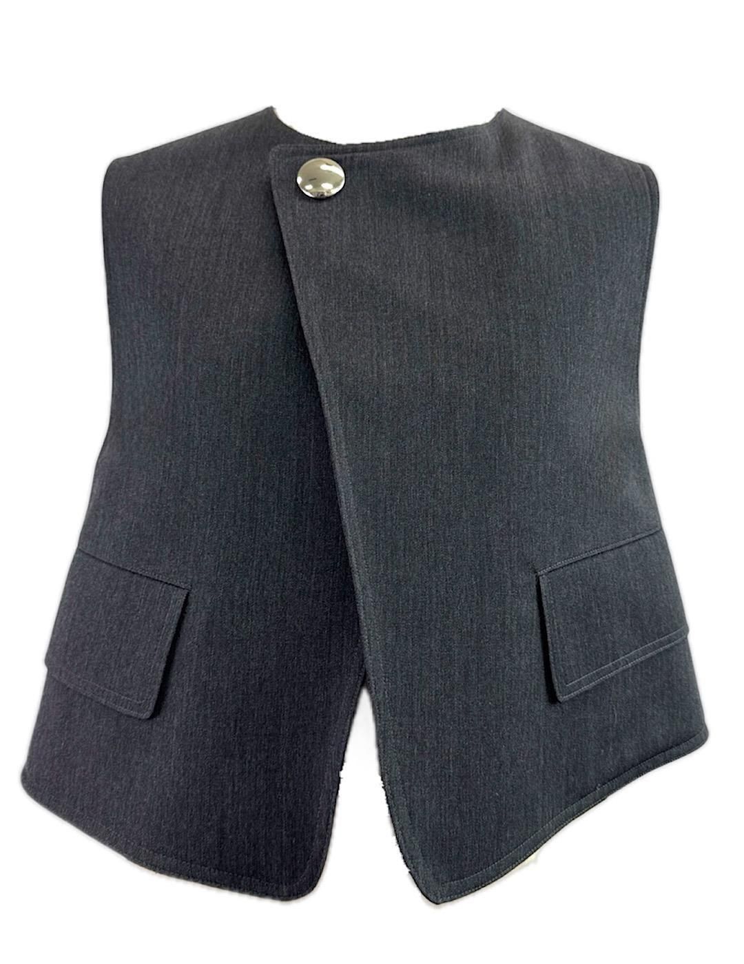 <img class='new_mark_img1' src='https://img.shop-pro.jp/img/new/icons6.gif' style='border:none;display:inline;margin:0px;padding:0px;width:auto;' />THE RERACS SHORT JERKIN VEST(TOP GRAY)