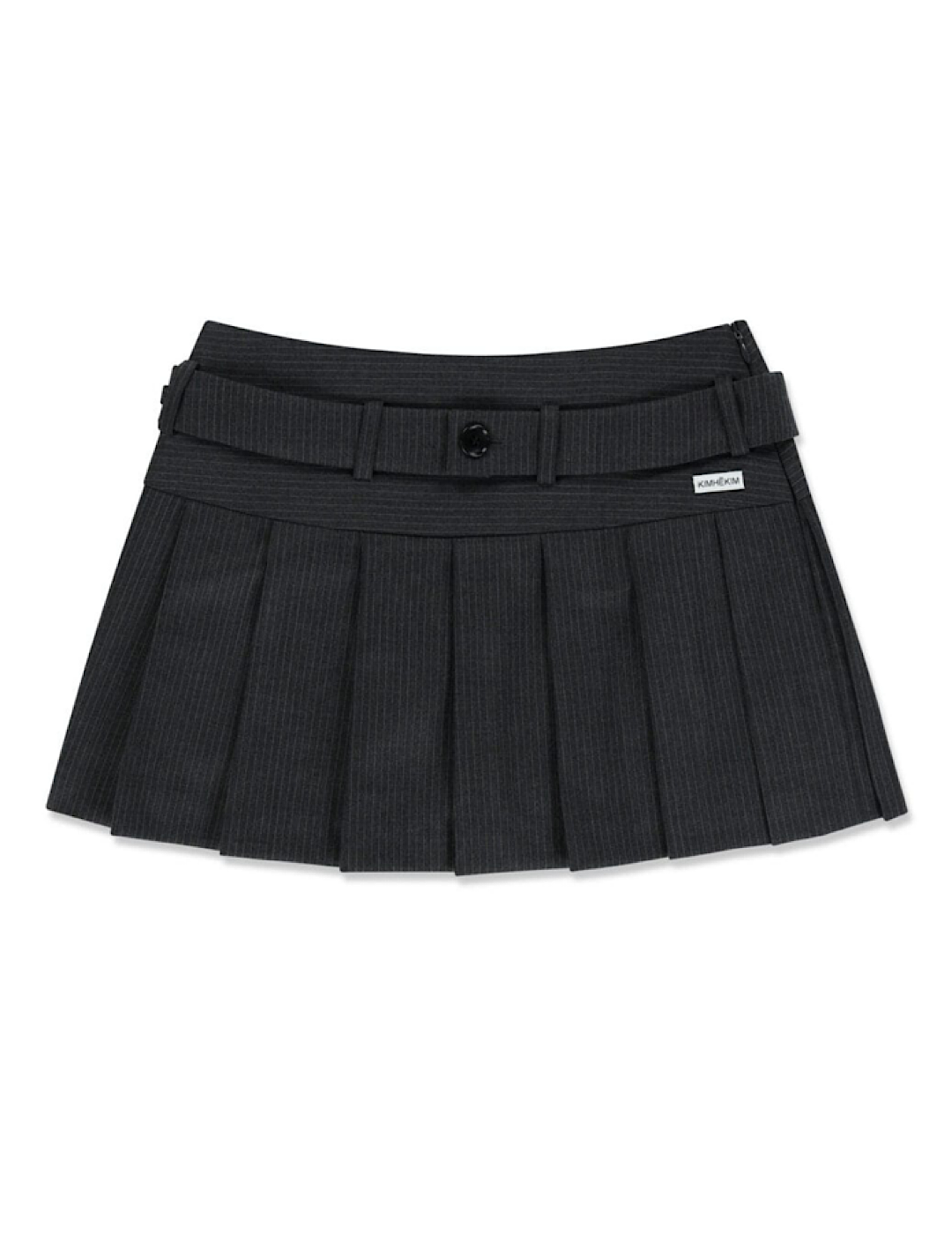 <img class='new_mark_img1' src='https://img.shop-pro.jp/img/new/icons47.gif' style='border:none;display:inline;margin:0px;padding:0px;width:auto;' />KIMHEKIM BELTED MINI SKIRTGREY
