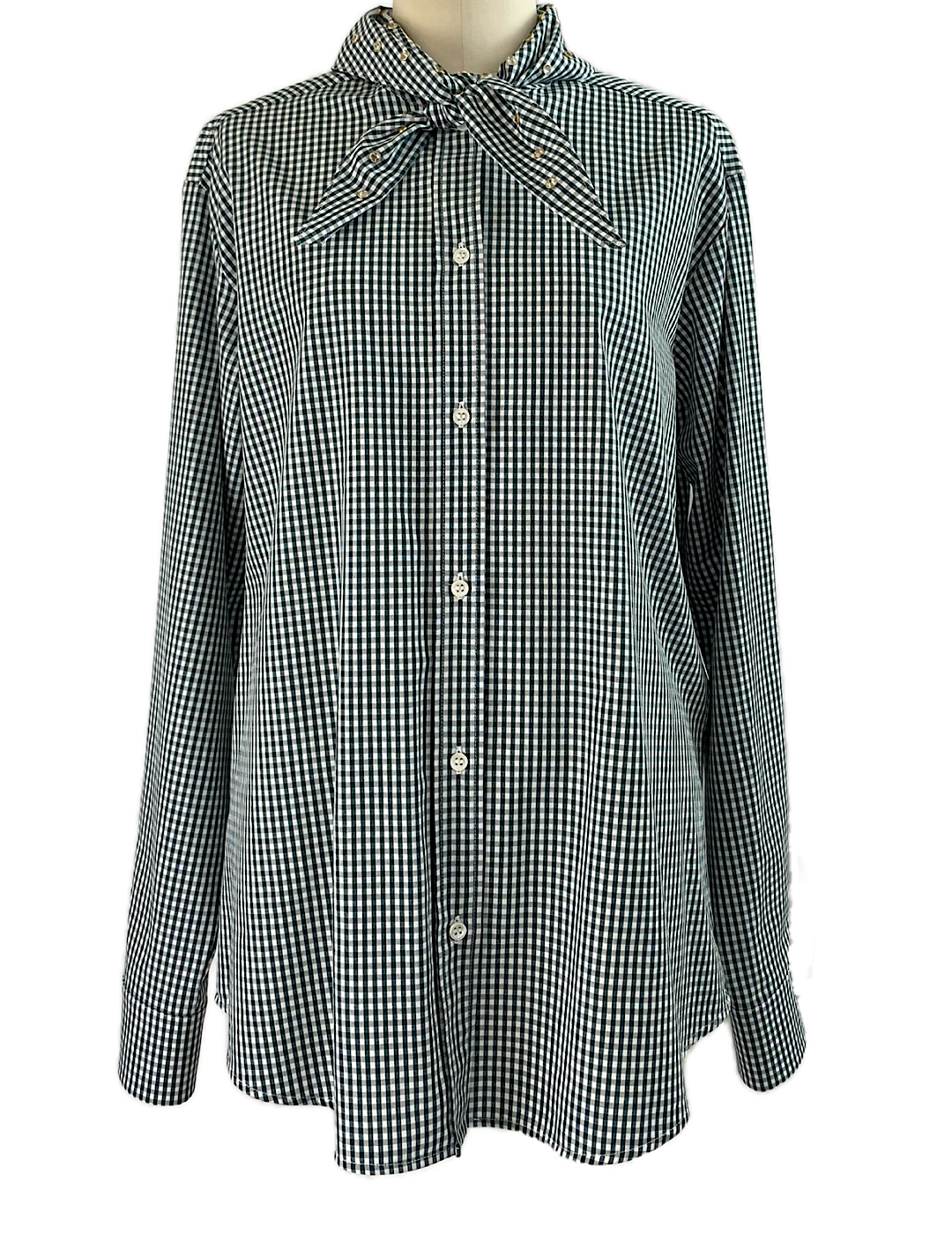 <img class='new_mark_img1' src='https://img.shop-pro.jp/img/new/icons6.gif' style='border:none;display:inline;margin:0px;padding:0px;width:auto;' />N21 BLOUSE GINGHAM CHECKGREEN