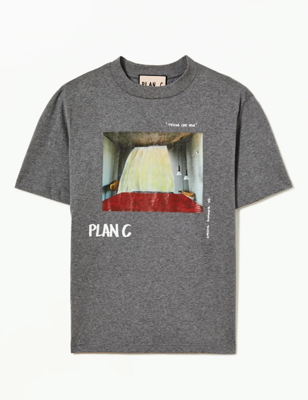 <img class='new_mark_img1' src='https://img.shop-pro.jp/img/new/icons6.gif' style='border:none;display:inline;margin:0px;padding:0px;width:auto;' />PLAN C COTTON JERSEY T SHIRTGREY