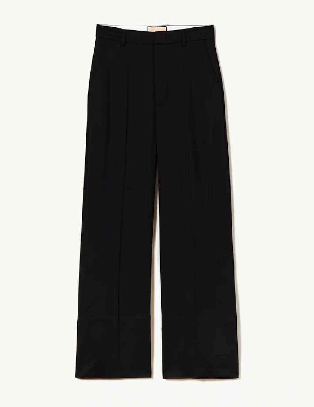 <img class='new_mark_img1' src='https://img.shop-pro.jp/img/new/icons6.gif' style='border:none;display:inline;margin:0px;padding:0px;width:auto;' />PLAN C CADY VISCOSE CROPPED PANTSBLACK