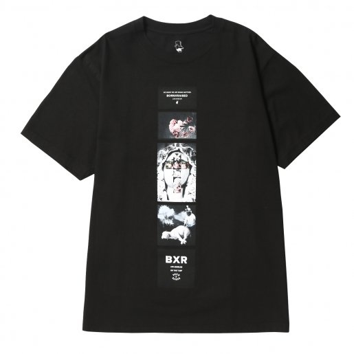 BORN X RAISED BEING WATCHED TEE(Black)