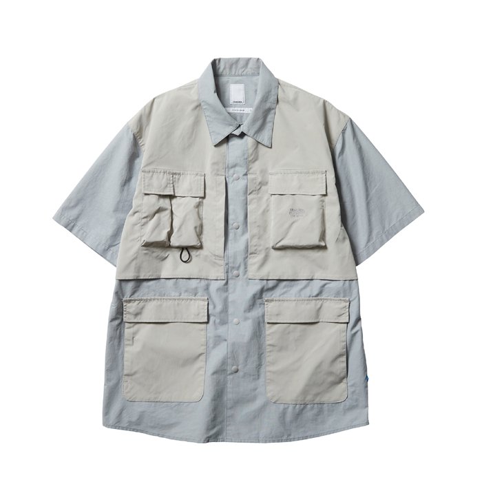 <img class='new_mark_img1' src='https://img.shop-pro.jp/img/new/icons25.gif' style='border:none;display:inline;margin:0px;padding:0px;width:auto;' />Liberaiders LR UTILITY S/S SHIRT  (Gray)