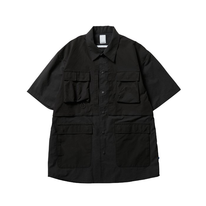 <img class='new_mark_img1' src='https://img.shop-pro.jp/img/new/icons25.gif' style='border:none;display:inline;margin:0px;padding:0px;width:auto;' />Liberaiders LR UTILITY S/S SHIRT  (Black)