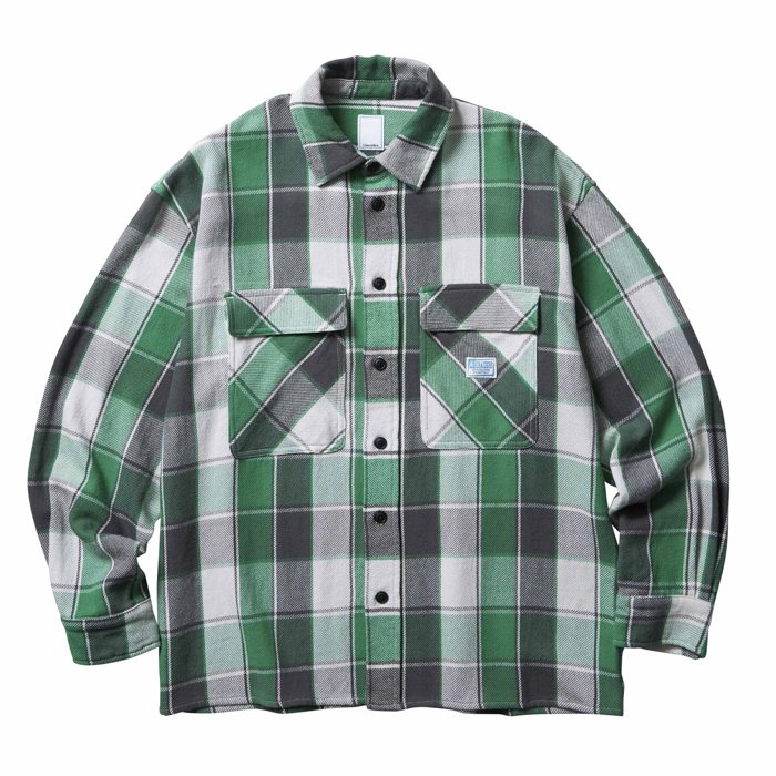 <img class='new_mark_img1' src='https://img.shop-pro.jp/img/new/icons1.gif' style='border:none;display:inline;margin:0px;padding:0px;width:auto;' />Liberaiders LR COTTON PLAID SHIRT (Green)