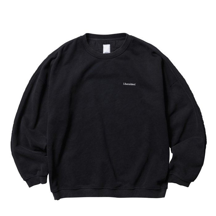 <img class='new_mark_img1' src='https://img.shop-pro.jp/img/new/icons47.gif' style='border:none;display:inline;margin:0px;padding:0px;width:auto;' />Liberaiders COTTON FLEECE QUILTED CREWNECK II (Black)