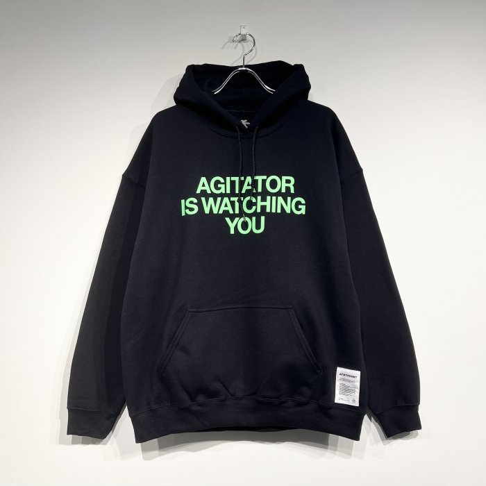 <img class='new_mark_img1' src='https://img.shop-pro.jp/img/new/icons57.gif' style='border:none;display:inline;margin:0px;padding:0px;width:auto;' />AGIT WATCHING YOU HOODIE 8oz (Black/digital green) 