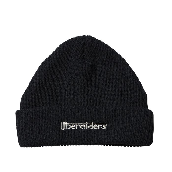 <img class='new_mark_img1' src='https://img.shop-pro.jp/img/new/icons47.gif' style='border:none;display:inline;margin:0px;padding:0px;width:auto;' />Liberaiders LR EMBROIDERY BEANIE (Black)