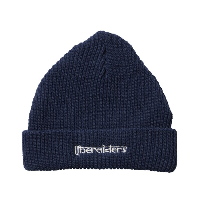 <img class='new_mark_img1' src='https://img.shop-pro.jp/img/new/icons47.gif' style='border:none;display:inline;margin:0px;padding:0px;width:auto;' />Liberaiders LR EMBROIDERY BEANIE (Navy)
