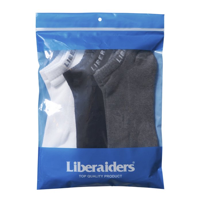 <img class='new_mark_img1' src='https://img.shop-pro.jp/img/new/icons1.gif' style='border:none;display:inline;margin:0px;padding:0px;width:auto;' />Liberaiders 3-PACK EVERYDAY SOCKS (Assort)