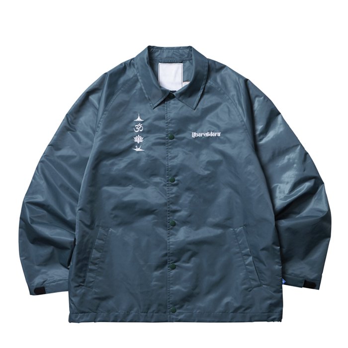 <img class='new_mark_img1' src='https://img.shop-pro.jp/img/new/icons1.gif' style='border:none;display:inline;margin:0px;padding:0px;width:auto;' />Liberaiders BENGAL LOGO COACH JACKET (Green)
