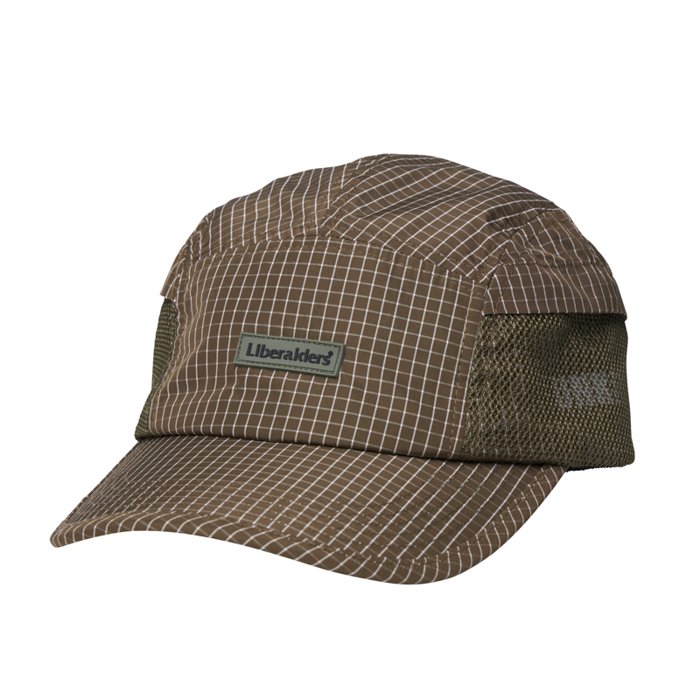 <img class='new_mark_img1' src='https://img.shop-pro.jp/img/new/icons1.gif' style='border:none;display:inline;margin:0px;padding:0px;width:auto;' />Liberaiders GRID CLOTH CAP (Brown)