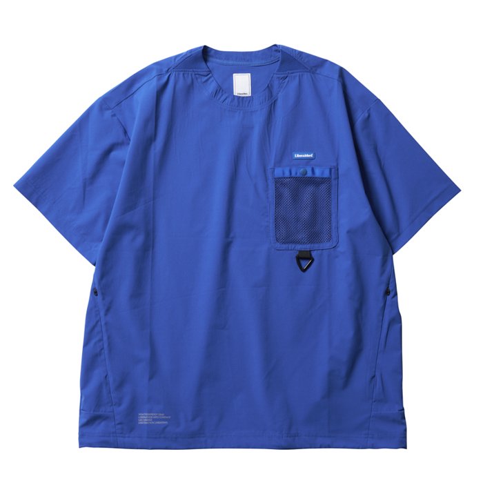 <img class='new_mark_img1' src='https://img.shop-pro.jp/img/new/icons47.gif' style='border:none;display:inline;margin:0px;padding:0px;width:auto;' />Liberaiders 4WAY STRETCH POCKET TEE (Blue)