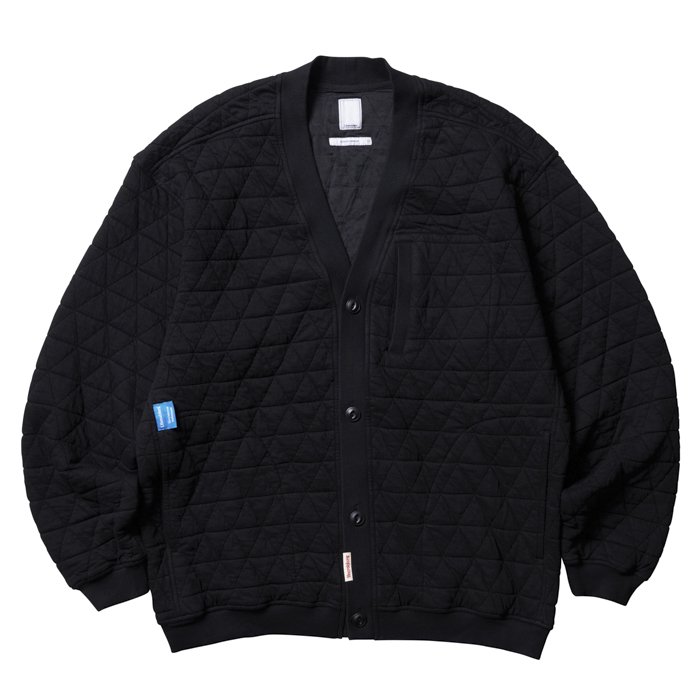 <img class='new_mark_img1' src='https://img.shop-pro.jp/img/new/icons1.gif' style='border:none;display:inline;margin:0px;padding:0px;width:auto;' />Liberaiders TRIANGLE QUILTED CARDIGAN  (Black)