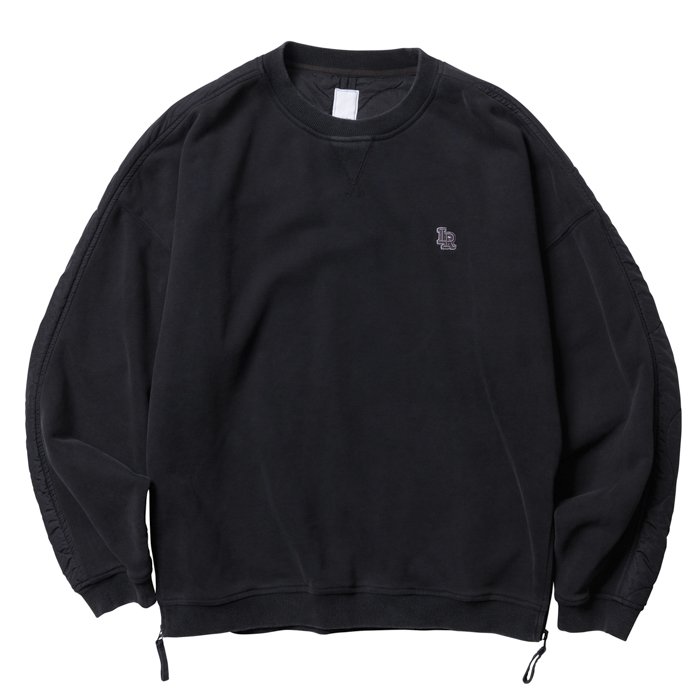 <img class='new_mark_img1' src='https://img.shop-pro.jp/img/new/icons1.gif' style='border:none;display:inline;margin:0px;padding:0px;width:auto;' />Liberaiders COTTON FLEECE QUILTED CREWNECK  (Black)