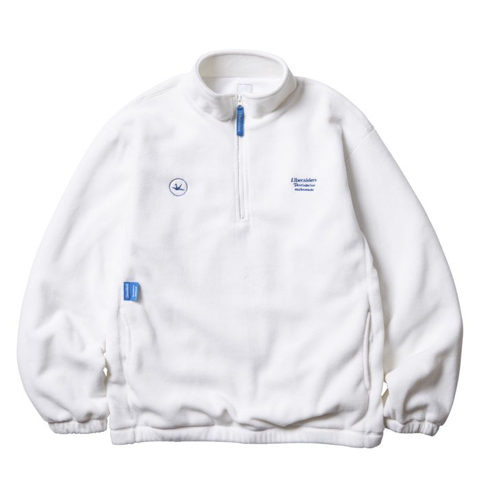 <img class='new_mark_img1' src='https://img.shop-pro.jp/img/new/icons63.gif' style='border:none;display:inline;margin:0px;padding:0px;width:auto;' />Liberaiders FLEECE HALF ZIP (White)