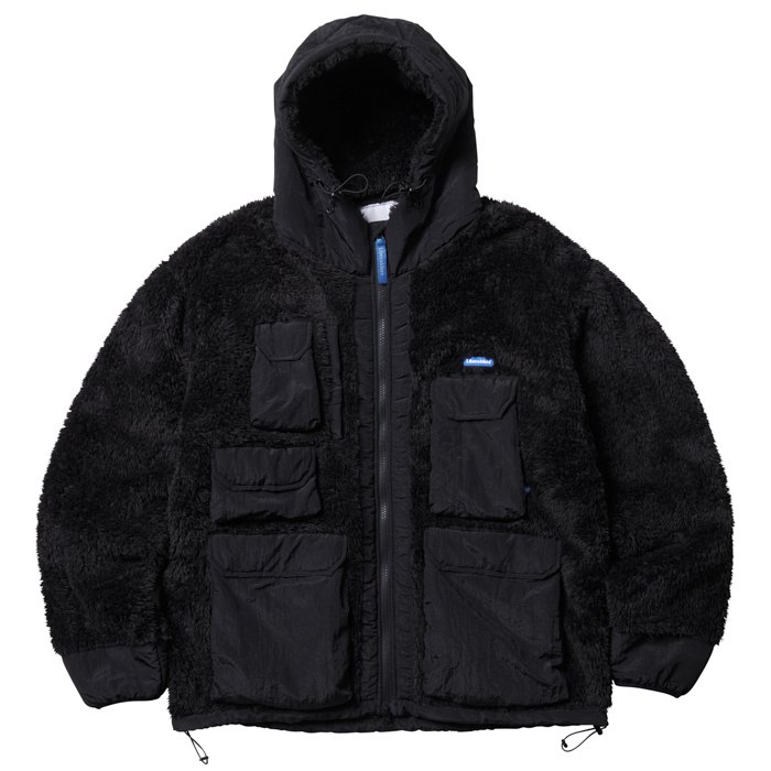 <img class='new_mark_img1' src='https://img.shop-pro.jp/img/new/icons47.gif' style='border:none;display:inline;margin:0px;padding:0px;width:auto;' />Liberaiders PILE FLEECE UTILITY JACKET (Black)