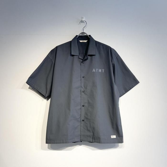 <img class='new_mark_img1' src='https://img.shop-pro.jp/img/new/icons1.gif' style='border:none;display:inline;margin:0px;padding:0px;width:auto;' />AGIT x organicsta ORGANIC COTTON BROADCLOTH ALOHA SHIRT (Grey)