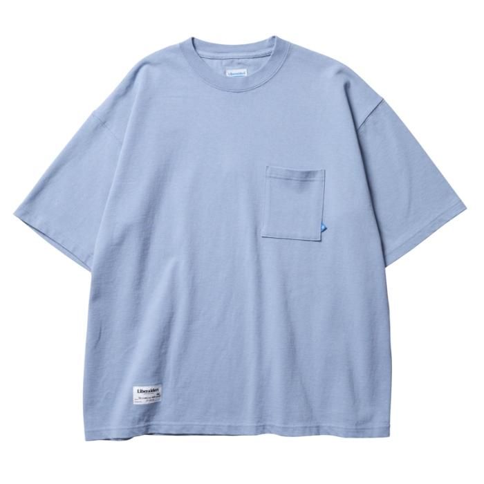 <img class='new_mark_img1' src='https://img.shop-pro.jp/img/new/icons1.gif' style='border:none;display:inline;margin:0px;padding:0px;width:auto;' />Liberaiders HEAVY WEIGHT POCKET TEE (Blue)