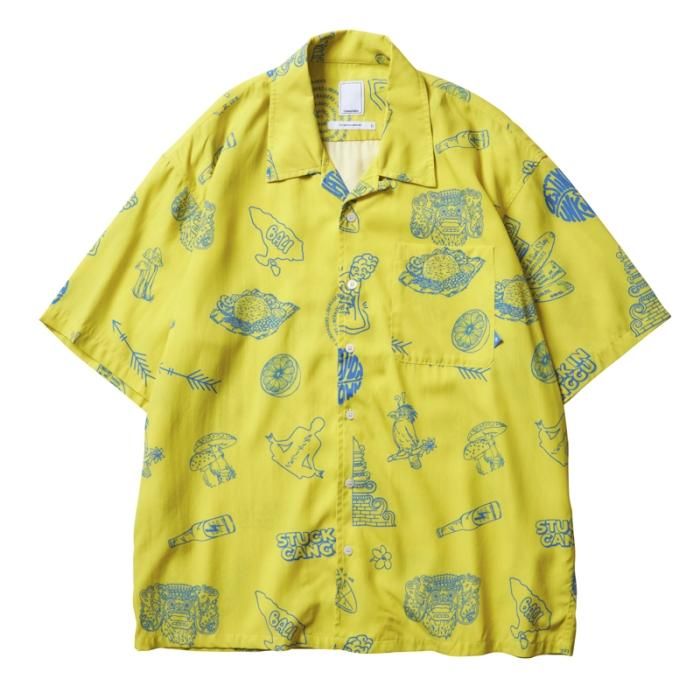<img class='new_mark_img1' src='https://img.shop-pro.jp/img/new/icons1.gif' style='border:none;display:inline;margin:0px;padding:0px;width:auto;' />Liberaiders RAYON ALOHA SHIRT (Yellow)